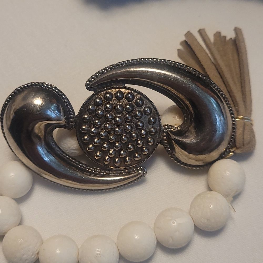 Unique Circle and Swirl Brooch